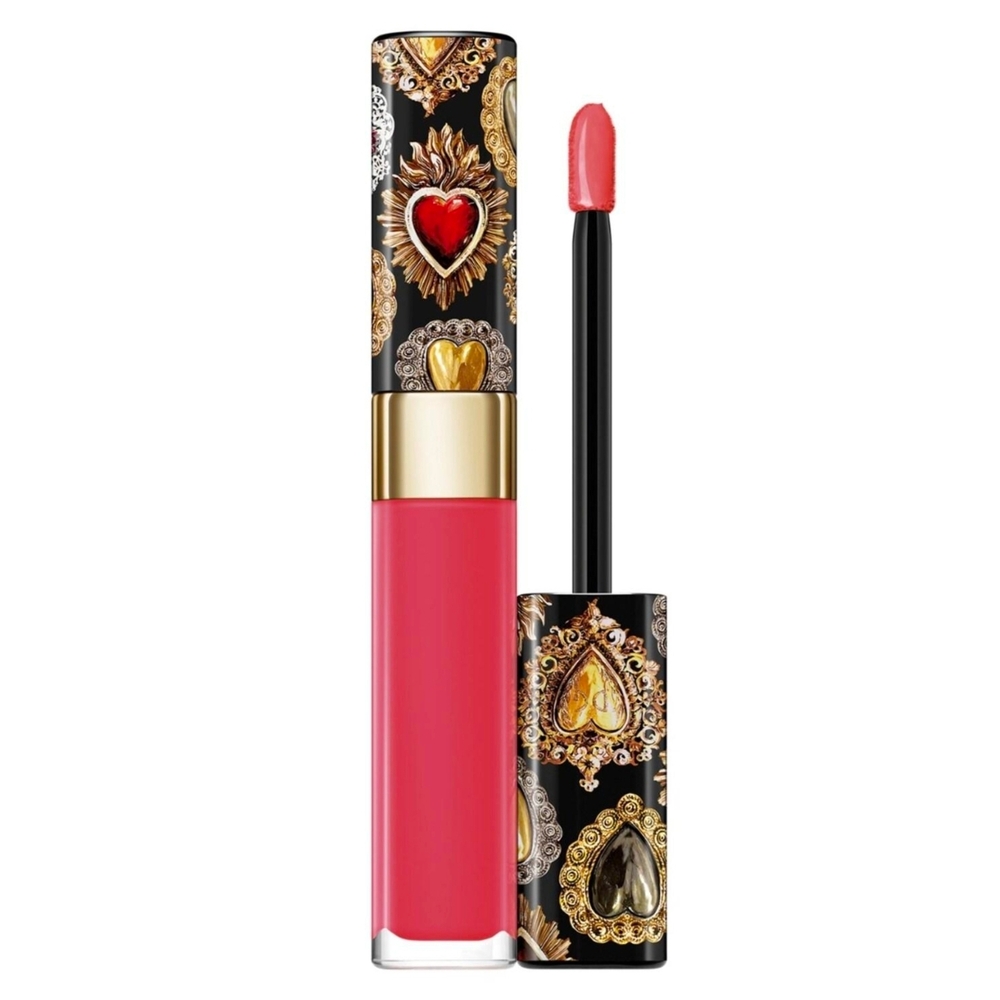 NEW~ Dolce & Gabbana High Shine Lip Lacquer - 410 Coral Lust